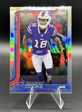 2025 TOPPS CHROME BRANDIN COOKS REFRACTOR #217 BILLS WR SNOW PHOTO
