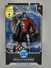 McFarlane Toys DC Multiverse Cyborg Superman Gold Label Target Exclusive NEW