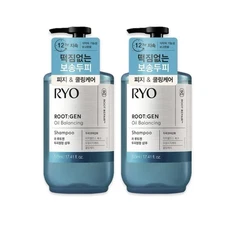 2 X Ryo Root Gen Oil Balance Scalp Shampoo 515ml For Oily Hair