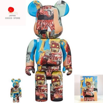 BE@RBRICK Jean-Michael Basquiat #6 100% 400% Authentic NEU