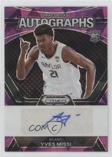 2024-25 Panini Prizm Draft Picks Purple Ice /99 Yves Missi #DPA-YMS Auto 1pe9