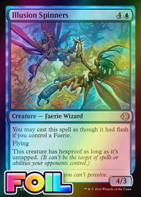 x1 Illusion Spinners FOIL ECL Lorwyn Eclipsed MTG 55 M/NM 1x