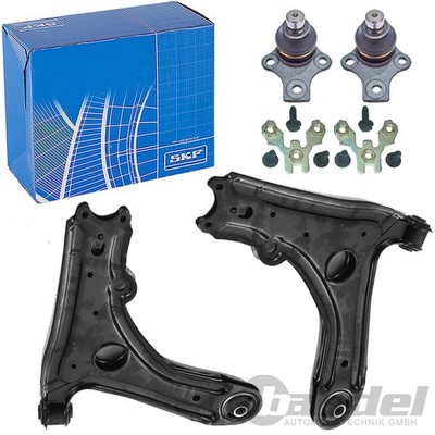 2x SKF QUERLENKER + TRAGGELENK VORNE passend für VW GOLF 2 JETTA CORRADO