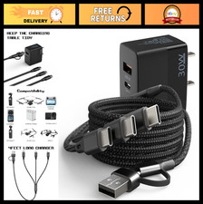 30W Fast USB C Charger for DJI Mini 4 Pro, Mavic 3, Air 2S, Avata Drone, Dual Po