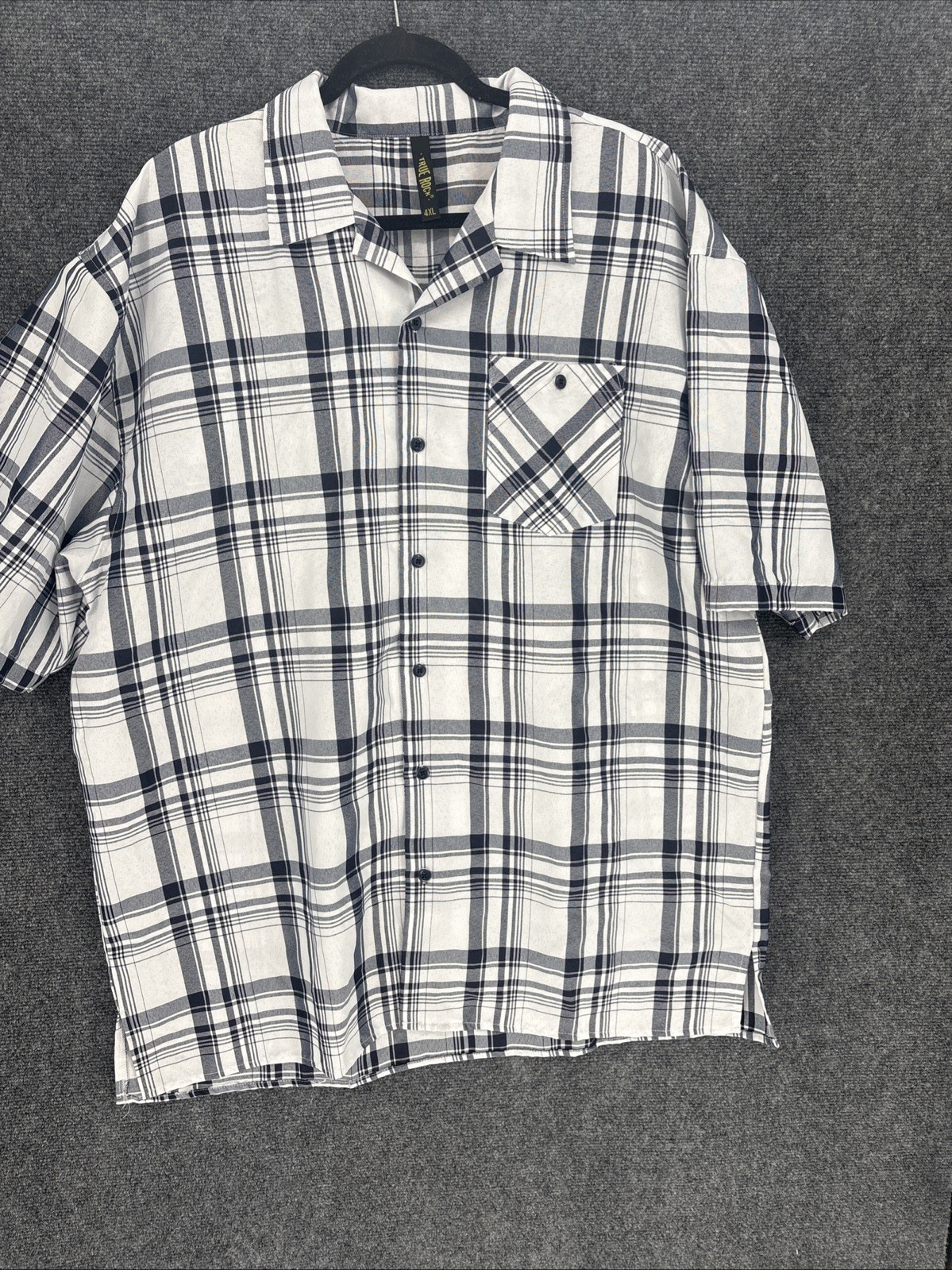 True Rock Short Sleeve Button Up Shirt 4 XL (KO) | eBay