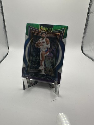 2024-25 Panini Select - Concourse Cade Cunningham #65 Green White Purple Prizm