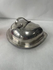 Vintage William Suckling & Son Silver Plated Epns Cheese/Butter Dish 