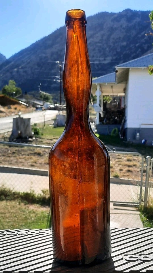 Antique Ladies Leg Bottle!