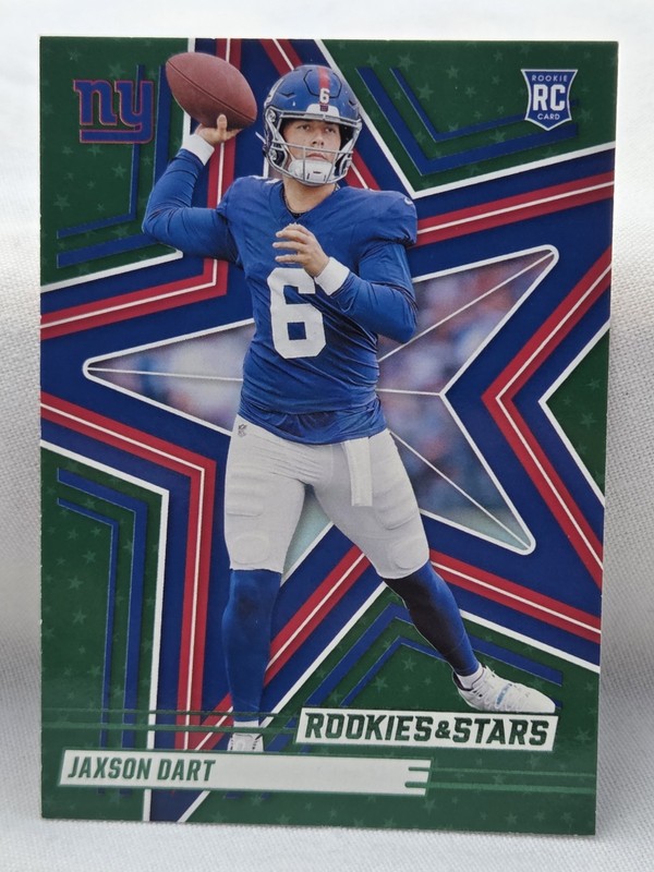 2025 Panini Rookies & Stars - Rookies Jaxson Dart #137 Green (RC)