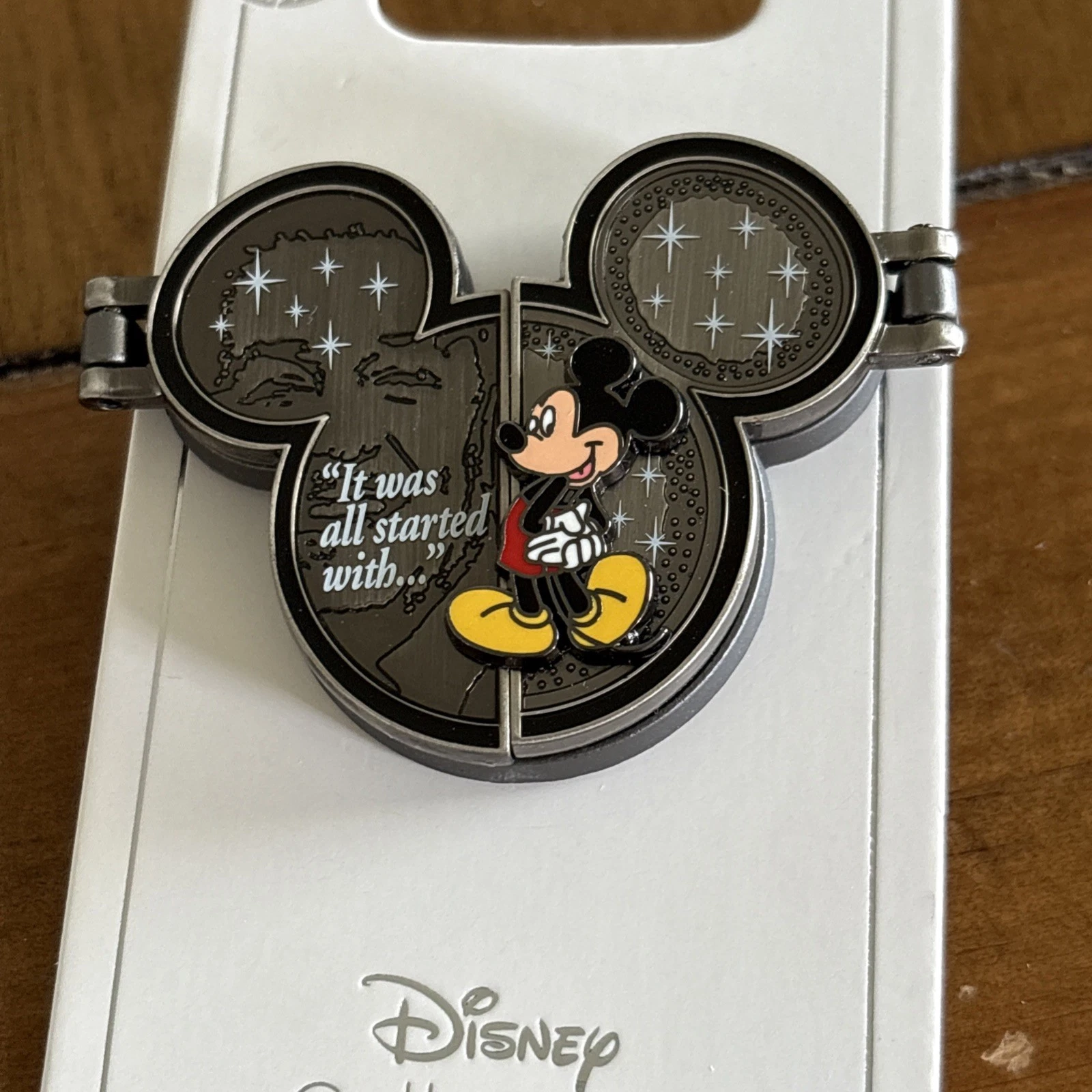 Disney Bifold It All Started With Mickey Walt Pin