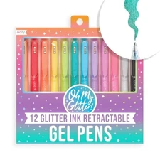 Ooly Oh My Glitter Gel Pens  Set Of 12 Cute Art And Back To School Supplies For