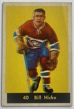 1960-61 Parkhurst Bill Hicke #40 Montreal Canadiens Vintage