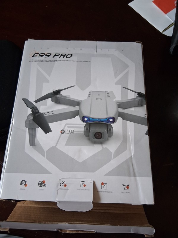E99 Pro Dual Camera Compact Folding Drone New Never Use.