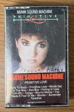 Cassette Tape Miami Sound Machine Primitive Love Apr-1985, Epic 