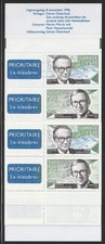Sweden    1996    Sc # 2206   Nobel Laureates   Complete   Booklet    MNH