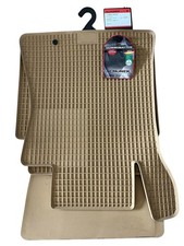 Fußmatten Gummimatten 4-teilig SCHÖNEK in Beige für Mercedes W126 S-Klasse NEU Fußmatten Gummimatten 4-teilig SCHÖNEK in Beige für Mercedes W126 S-Klasse NEU