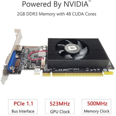 Low Profile GPU HDMI/VGA Win11 Compatible