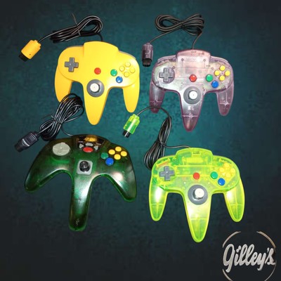 4 Nintendo 64 Controllers
