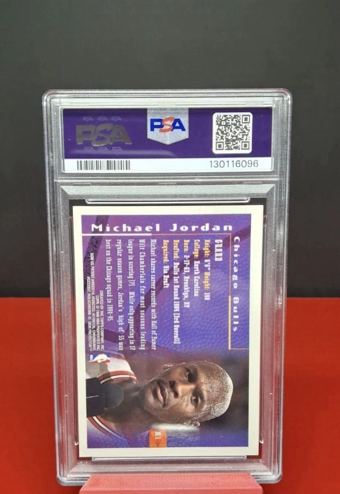 1995 年迈克尔·乔丹 Mystery 最好的 PSA 5 - 伟大的中心看起来更高 — 第 2/2 张图片