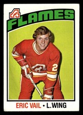 1976-77 Topps Eric Vail #51 - Atlanta Flames - VG