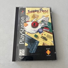 Jumping Flash PS1 Long Box Complete Case Disc Manual Reg Card Vintage  