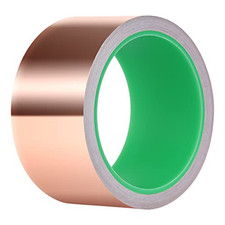 Copper Foil Tape with Conductive Adhesive for Guitar EMI Shielding 2 x 33
