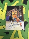 Eddie Jones 1998-99 Topps Certified On Card Auto #AG6 Los Angeles Lakers