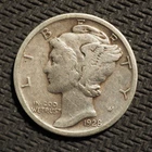 1928  **P** MERCURY DIME  **NICE COIN!** - Free Shipping! M8820