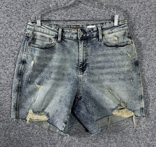 Judy Blues Tummy Control Denim Shorts 1XL