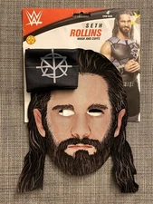 WWE Seth Rollins mask and cuffs wrestling Brand New