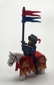 Vintage 1990 LEGO King's Mountain Fortress Set 6081- Complete with 8 minifigs