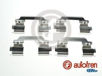 Autofren Seinsa ZubehöRsatz, Scheibenbremsbelag D42904A Passend FüR Fiat