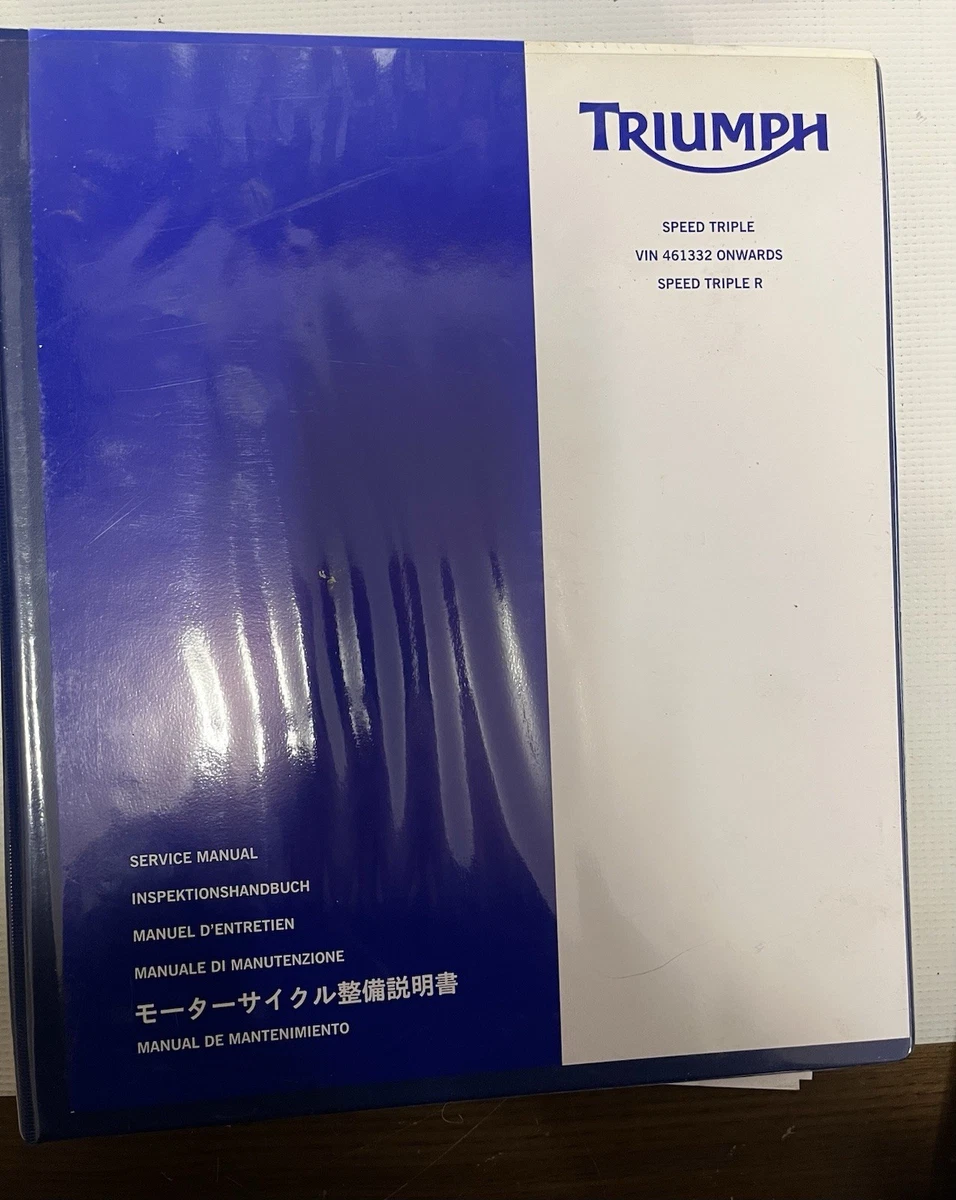 Triumph Motorcycle Service & Repair Manuals for sale | eBay