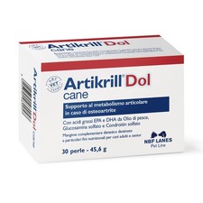 NBF Lanes Artikrill Dol Cane 30 Perle Appetibili Supporto Metabolismo Articolare