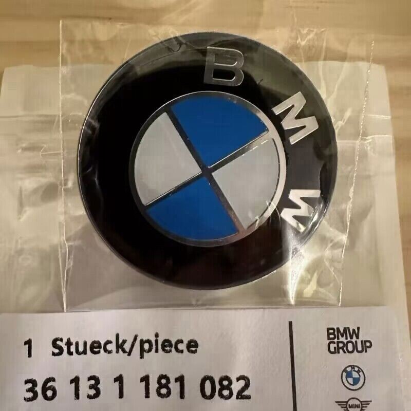 👑Fit For BMW Steering Wheel Emblem 45mm/1.77inch Badge 36131181082 NEW US