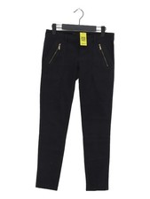 Michael Kors Women's Jeans W 24 in Black Cotton with Elastane Straight