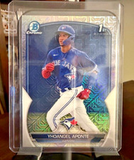 2023 Bowman Chrome Yhoangel Aponte 1st Bowman Mojo Refractor #BCP-110 Blue Jays