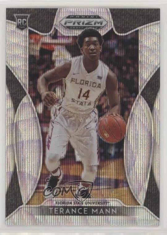 2019 Panini Prizm Draft Picks Blue Wave 189/299 Terance Mann #49 Rookie RC 4k8