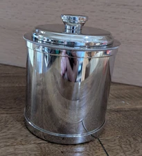 Restoration Hardware ASBURY Apothecary Canister Polished Nickel 4-inch, with Lid
