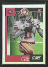 Brandon Aiyuk 2020 Panini Chronicles #454 2020 Score Update Rookies Silver