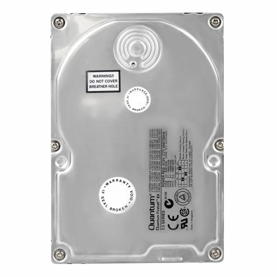 Hard Drive Quantum Fireball EX EX32A014 3.2GB 5400RPM PATA ATA IDE 3.5" Inch - Image 2 of 3