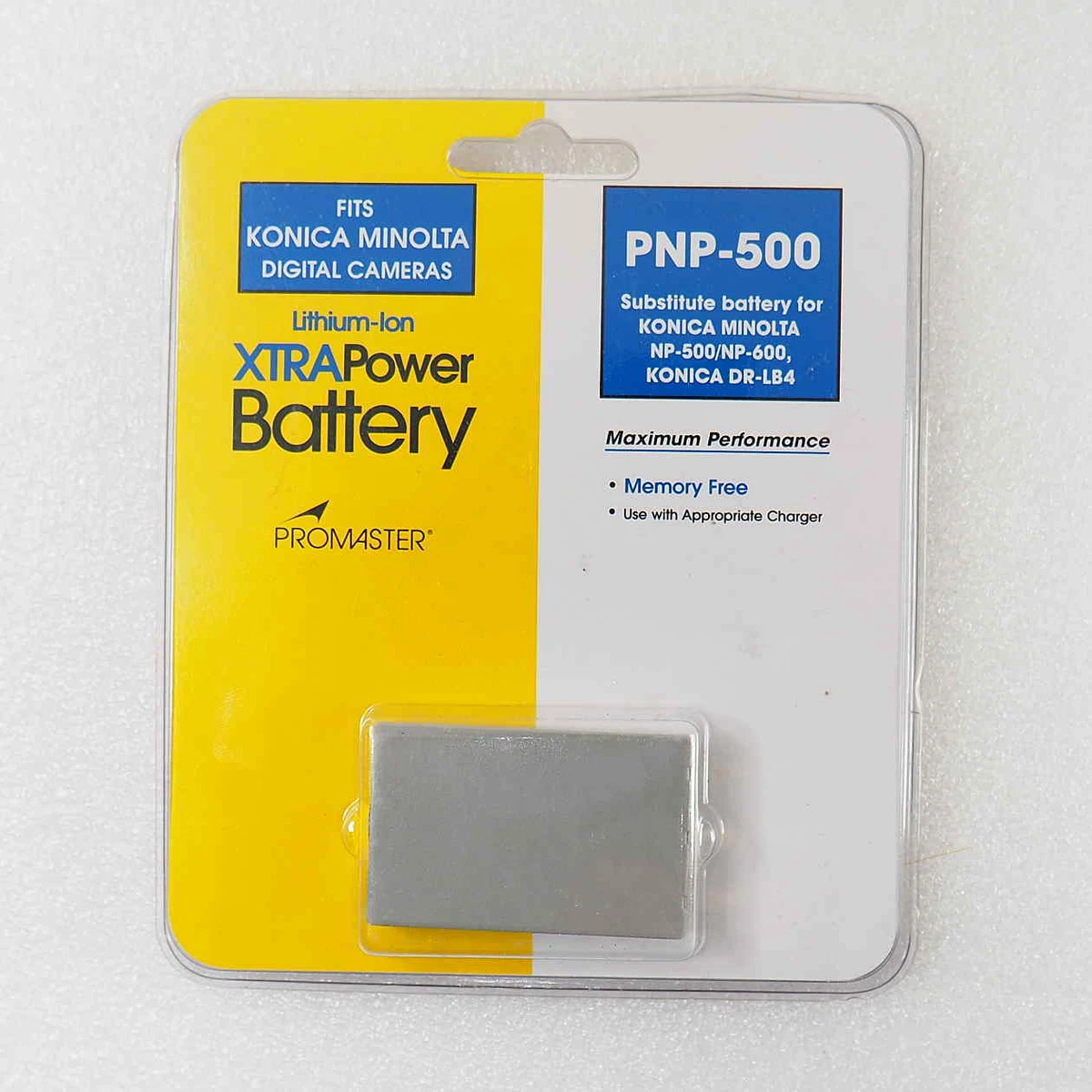 Konica DR-LB4 Minolta NP-500 NP-600 battery 850mAh Li-ion 3.7V