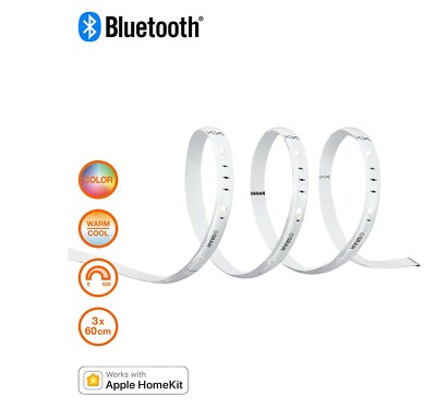 2x OSRAM Smart+ LED-Stripes = 360cm, RGBW, tunable white, dimm, Bluetooth, Apple
