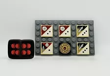 LEGO HEROICA Tile 6 Tile Dice Set 3860 3859 3857 3874 50011 3858 2x2 Printed