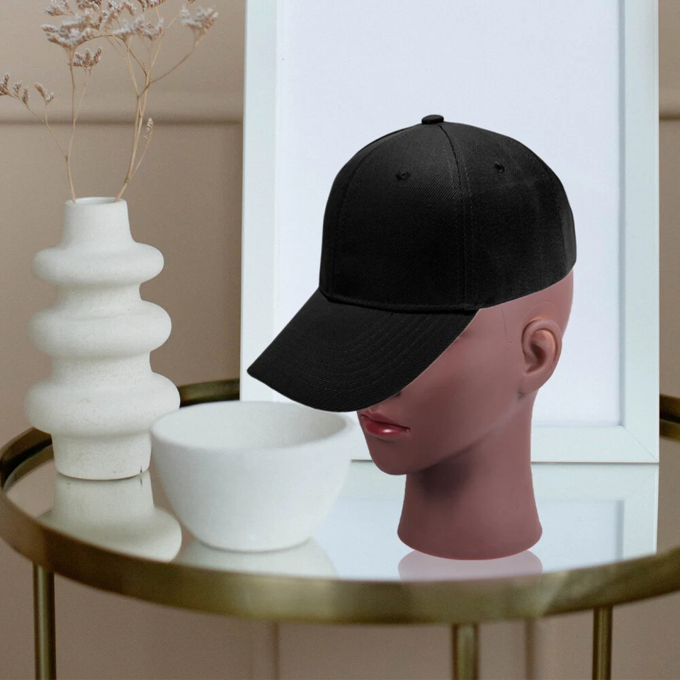 Perückenmodellkopfständer Mann Kopfmodell Für Hüte Hutanzeige Kuppel - Bild 4 von 4