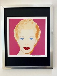 🔥 ANDY WARHOL x LANA TURNER – ICONIC VINTAGE PRINT – SIGNED, MATTED & FRAMED!