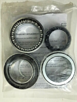 Brompton spezifisches Original 1 1/8 Zoll Stahl Headset silber QHEADSET