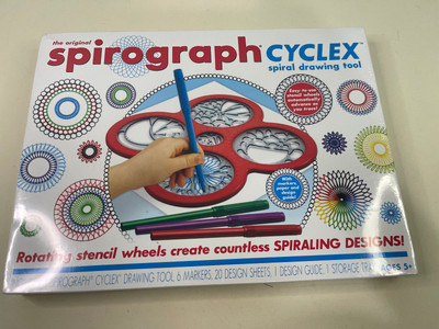 Spirograph Cyclex Set The Original Spiral Drawing Tool & Accessories NIB