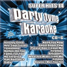 Party Tyme Super Hits 14 16-song G  Party Tyme Karaoke  Karaoke  CD Very Good