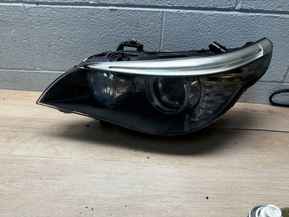 BMW 550I 535I 528I M5 OEM 08-10 FRONT LEFT DRIVER XENON HEADLIGHT COMPLET - Image 2 of 4